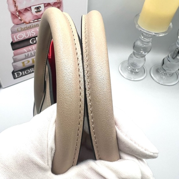 Christian Louboutin Authentic Paloma Medium Tote - Leche Biege - Picture 9 of 16